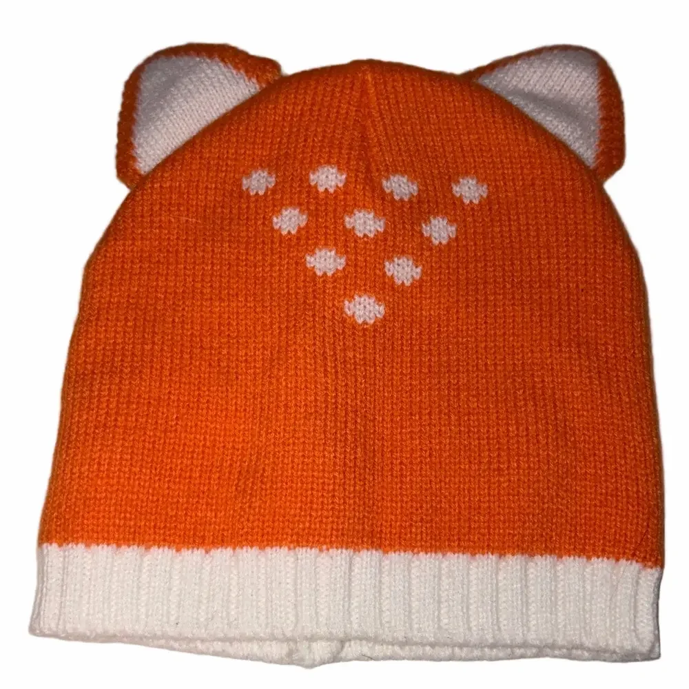 Orange Ear Kids Beanie | EUC